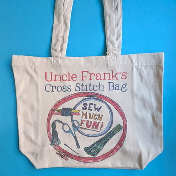 Personalised Cross Stitch Bag, 12 of 12