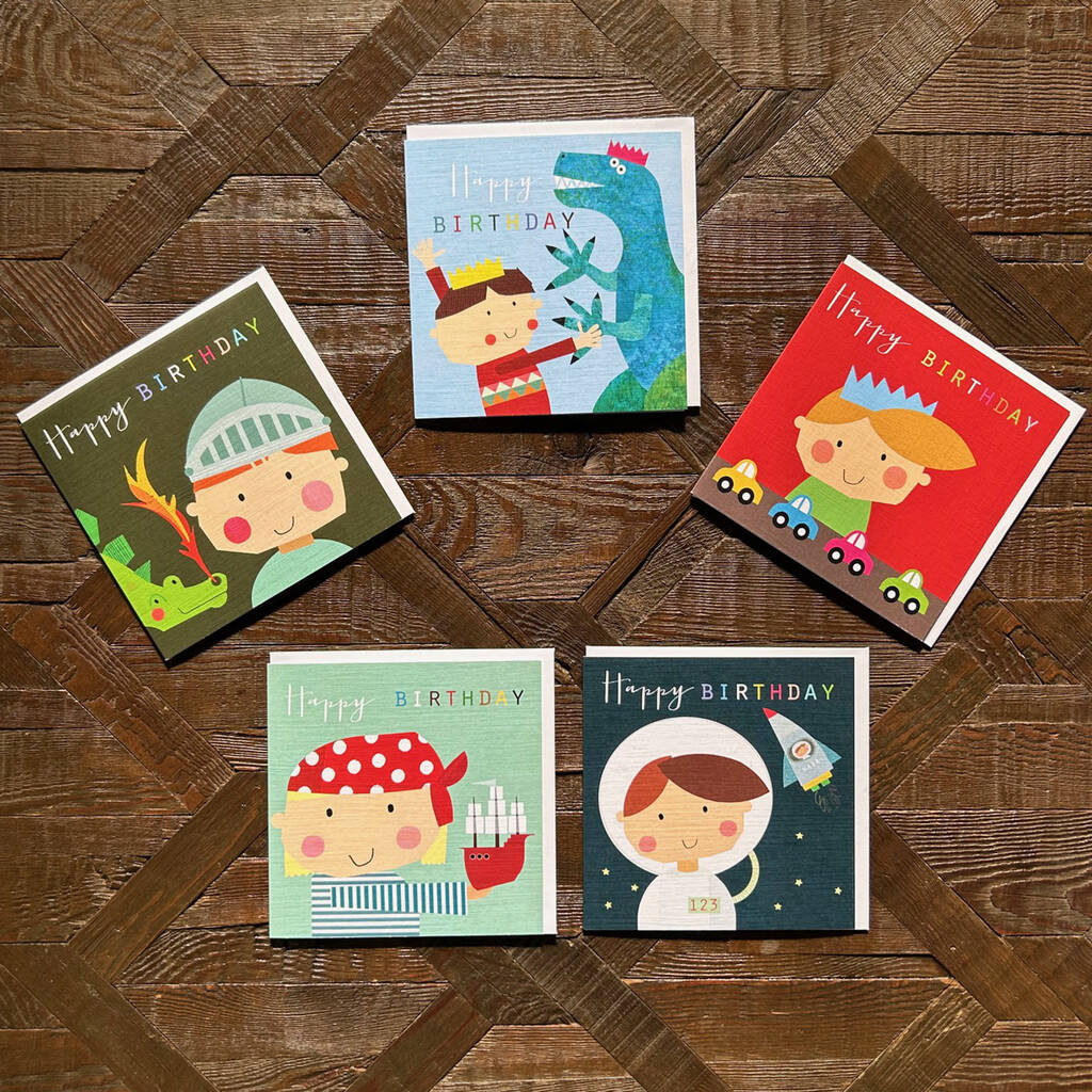 Mixed Boy Birthday Cards, 1 of 6