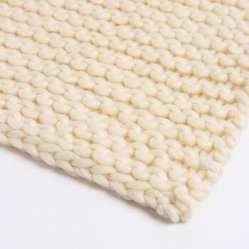 Nyssa Blanket Beginner Knitting Kit, 5 of 8