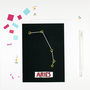 Star Sign Constellation Birthday Cards, thumbnail 4 of 12