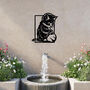 Playful Kitten With Ball Wall Art Ideal Garden Decor Gift, thumbnail 4 of 10