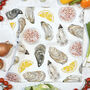 Oyster Napkin Gift Set | Gift For Seafood Lovers, thumbnail 1 of 5
