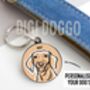Dachshund Outline ID Tag, thumbnail 2 of 4