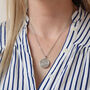 Personalised 1954 70th Birthday Sixpence Necklace, thumbnail 2 of 8