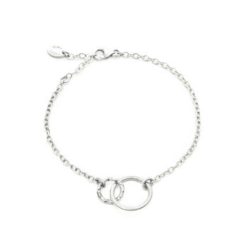 Sterling Silver Eternity Circle Bracelet, 3 of 9