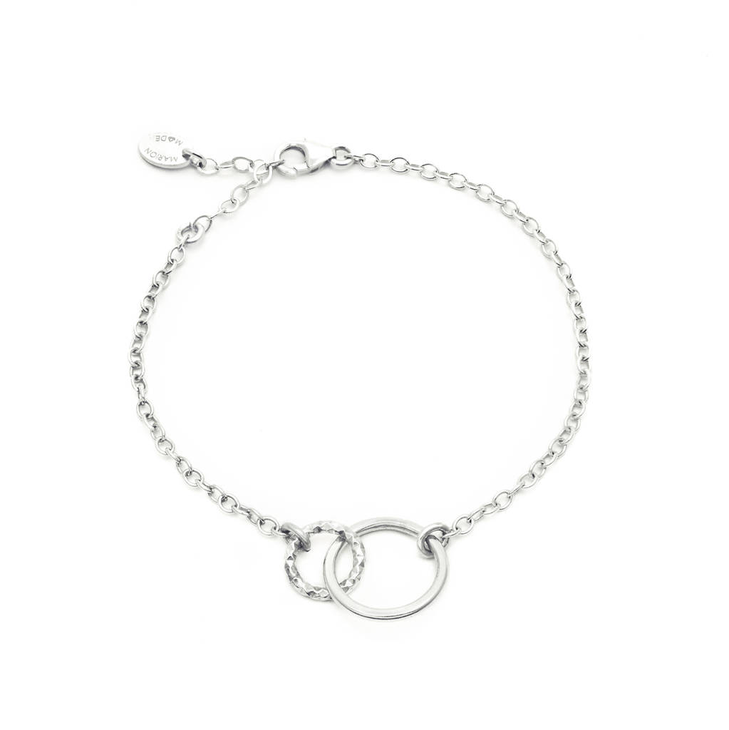 Sterling Silver Eternity Circle Bracelet By Marion Made Jewellery ...