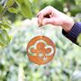 Weather Symbol Hanging Garden Decoration Rusty, thumbnail 7 of 12