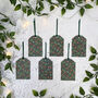 Winter Wrapping Paper Leaves And Berries Design, thumbnail 8 of 8
