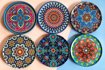 Set Of Six Moroccan Pattern Coasters | Gifts For Her, 2 of 6