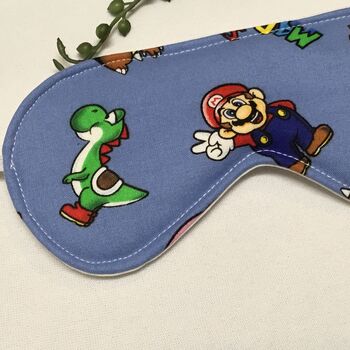 Super Mario 100% Cotton Eye Mask For Kids, 3 of 3