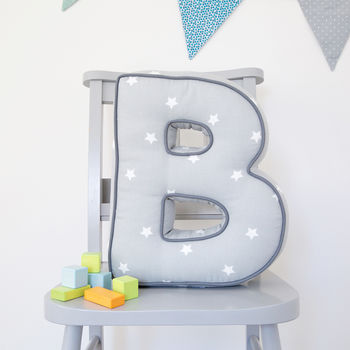 Personalised Star Letter Cushion, 4 of 8