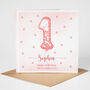 Pink Balloon 1st Birthday Card, thumbnail 1 of 5