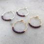 Petite Delica Hoops In Various Colours, thumbnail 6 of 12