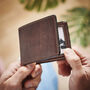 Personalised Leather Photo Wallet For Dads, thumbnail 6 of 7