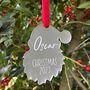 Personalised Santa Head Christmas Decoration 2024, thumbnail 1 of 7