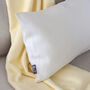 Plain Off White Linen Lumbar Cushion Cover, thumbnail 2 of 3