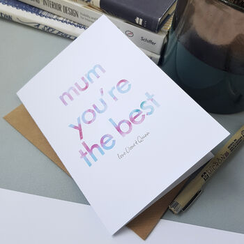 Mum You're The Best | Mother's Day Card Mummy, 5 of 5