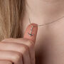 Sterling Silver Necklace With Anchor Charm, thumbnail 1 of 5