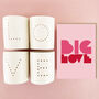 Valentine Or Anniversary Love Candles Gift And Card, thumbnail 1 of 4