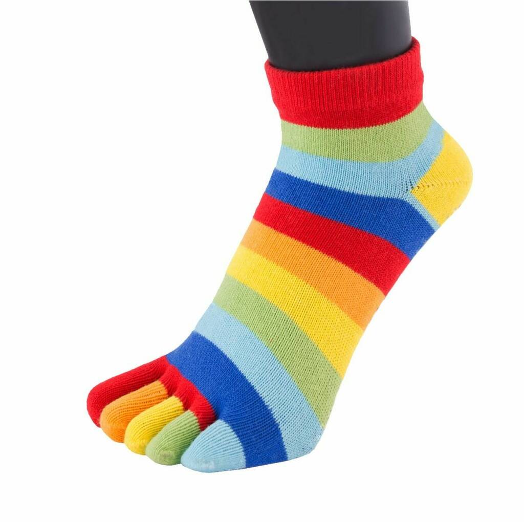 Essential Everyday Anklet Cotton Toe Socks By TOETOE