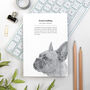 French Bulldog A6 Notebook, thumbnail 1 of 5