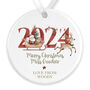 Personalised End Of Christmas Term Teacher Bauble, thumbnail 2 of 4