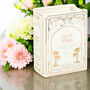 White Book Shaped Ceramic Flower Vase, thumbnail 4 of 5