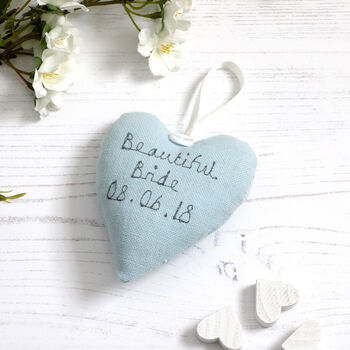 Personalised Hanging Heart Bridesmaid Gift, 4 of 12