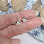 Christmas Deer Stud Earrings, thumbnail 3 of 7