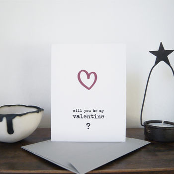 'Will You Be My Valentine?' Petite Card, 2 of 3