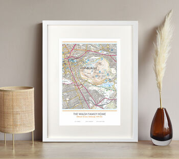 Your Favourite Place Personalised Map Print, 4 of 7