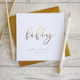 50th Birthday Personalised Foil Card, thumbnail 1 of 3