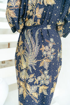 Midnight Purple Kimono Robe, 5 of 7