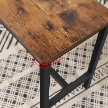 Set Of Two Industrial Table Benches, 4 of 7