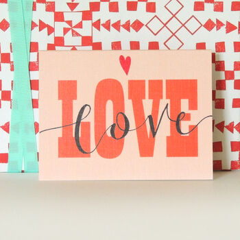 Love Mini Card, 3 of 5