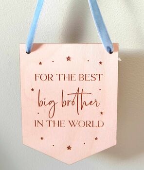 New Big Brother Present With New Sibling Card, 6 of 12