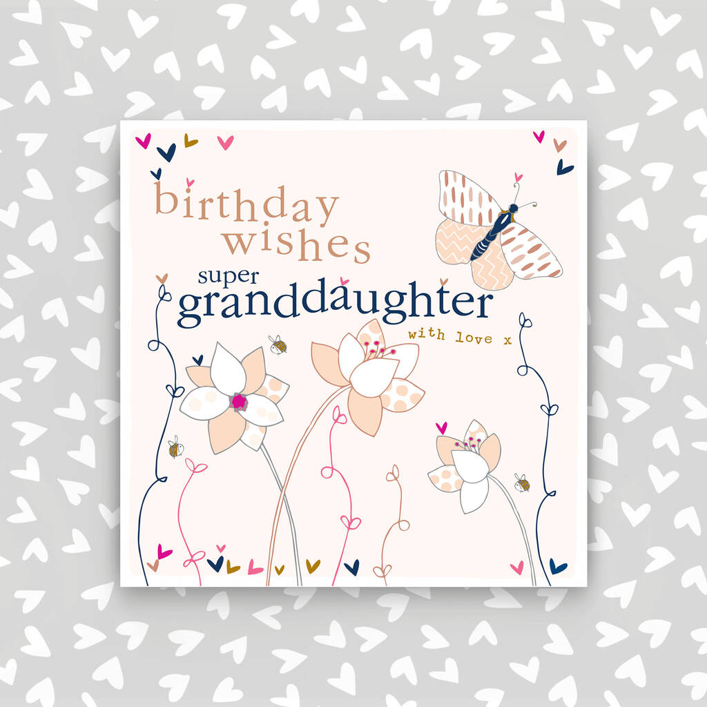 Birthday Card Granddaughter