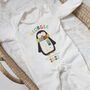 Personalised First Christmas Penguin Outfit Set, thumbnail 4 of 7