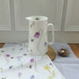 Bee And Spring Flowers Tea Towel, thumbnail 8 of 10