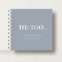 Personalised 'Memo' To Do List Small Notebook, thumbnail 7 of 10