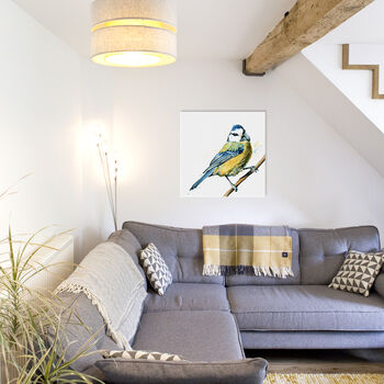 Inky Blue Tit Canvas Gallery Print, 5 of 10