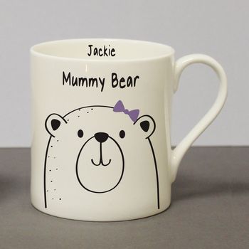 Bear Family Personalised Mugs, 4 of 5
