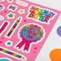 Stationery A5 Vinyl Sticker Sheet, thumbnail 2 of 9