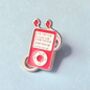 I'm Listening To Taylor Swift Enamel Pin Badge, thumbnail 1 of 3