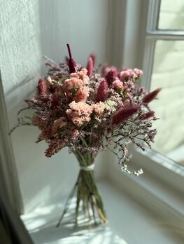 Blush Meadow Dried Flower Bouquet For Spring, 6 of 6