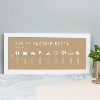 Personalised Friendship Story Print, 5 of 10