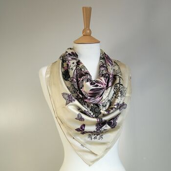 Rosa Square Silk Scarf By The Silk Boutique | notonthehighstreet.com
