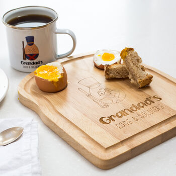 Personalised Toy Solider Toast Chopping Board And Mug, 2 of 8