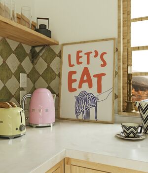 Let's Eat Kitchen Print, 2 of 3