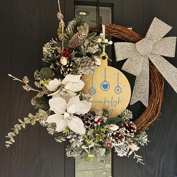 Personalised Oversize Wooden Decoration Bauble Design, 6 of 6
